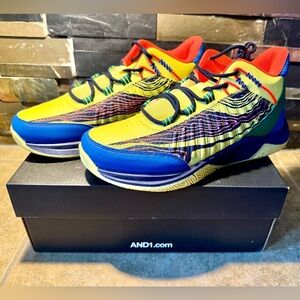 AND 1 Basketball Shoes Men's Size 9 Explosive T AD90190MYDG New FAST SHIPPING